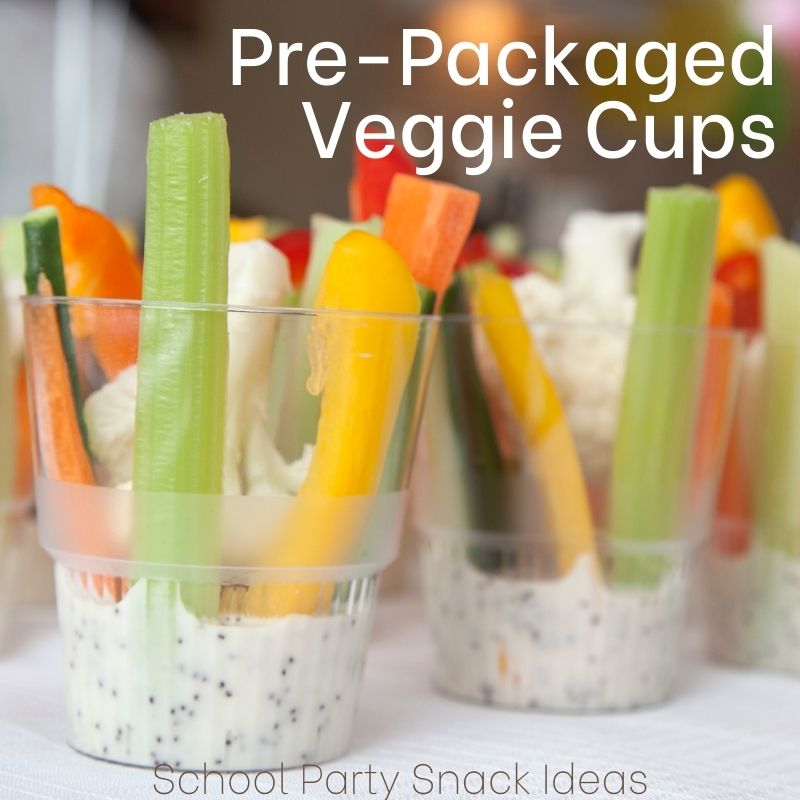 Pre-Packaged Veggie Cups